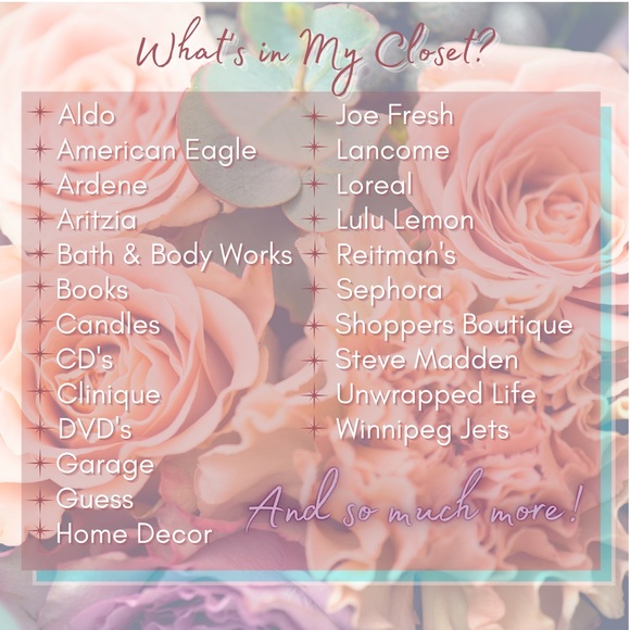 What’s in My Closet? - Picture 1 of 1